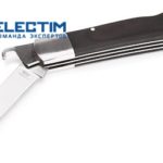 Нож электрика монтерский большой складной с прямым лезвием и пяткой НМ-