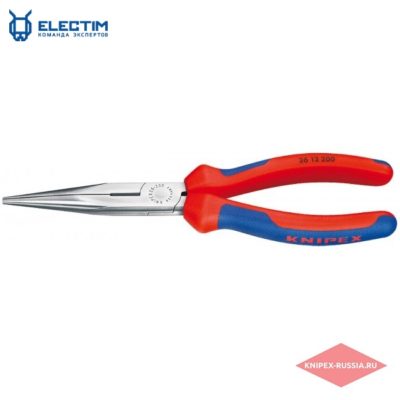 Плоские круглогубцы с режущими кромками KNIPEX KN-2612200