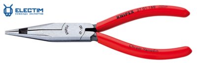 Плоские круглогубцы с режущими кромками в средней части KNIPEX KN-27011