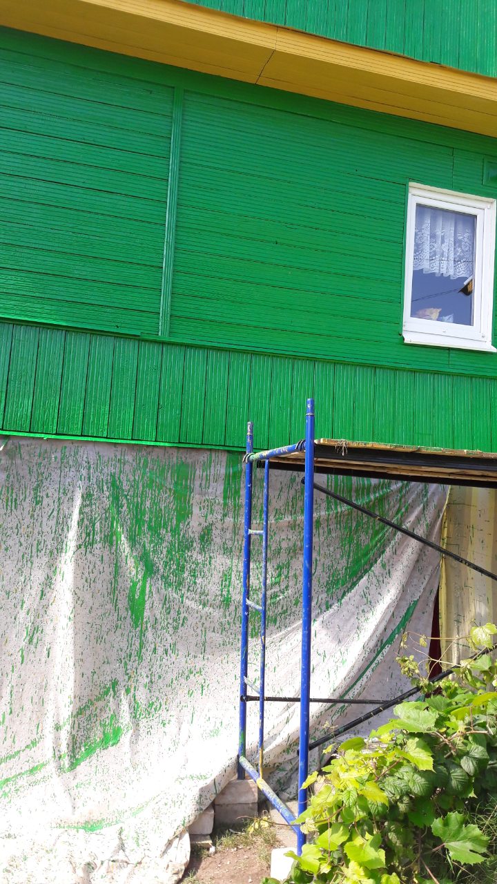 Покраска деревянных домов от 50 руб кв.м