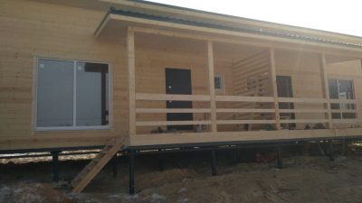 Строительство каркасного дома Суррей 7,5х18м под ключ