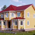 Каркасный Дом 11х9м по проекту Торонто под ключ