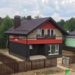 Каркасный Дом под ключ 8.5х9 проект Эдмонтон