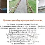 Мощение тротуарной плиткой, брусчаткой