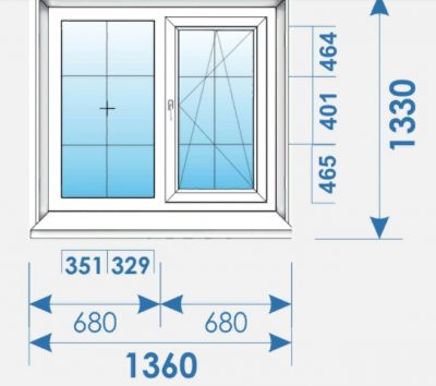 Окна Пвх 1360х1330 дешево профиль Brugmann-2