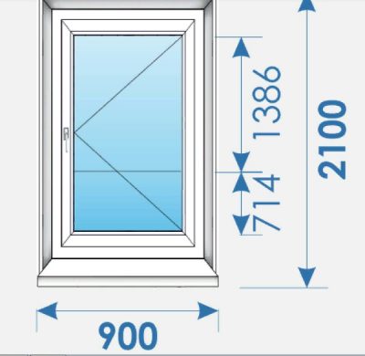 Двери Пвх 900х2100 дешево профиль Rehau-6