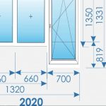 Балконный блок Пвх 2020х2150 профиль Salamander № 17