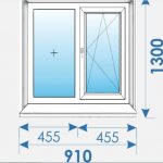 Окно 910х1300 дешево профиль Salamander установка