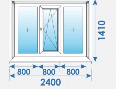 Окна Пвх продажа/установка 2400х1410 Wds №3