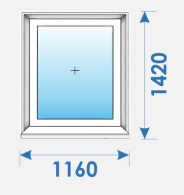 Окна Пвх 1160х1420 дешево профиль Wds