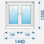 Окно Пвх 1440х1350 Brugmann установка выезд Минск/Королищевичи