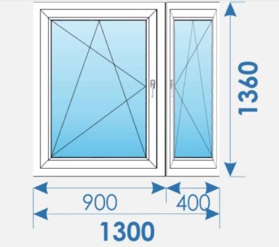 Окно Пвх 1300х1360 Brugmann выезд Минск/Новое Поле