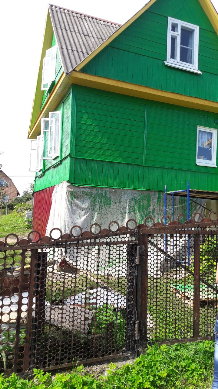 Покраска деревянных домов от 50 руб кв.м