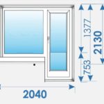 Балконная группа 2040х2130 Пвх профиль Brugmann дешево