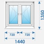 Окно Пвх 1440х1350 Brugmann установка выезд Минск/Королищевичи