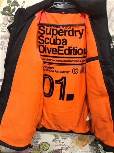 Куртка мужская зимняя Superdry Scuba DiveEdition 01