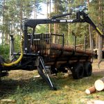 Услуги трактора лесовоза